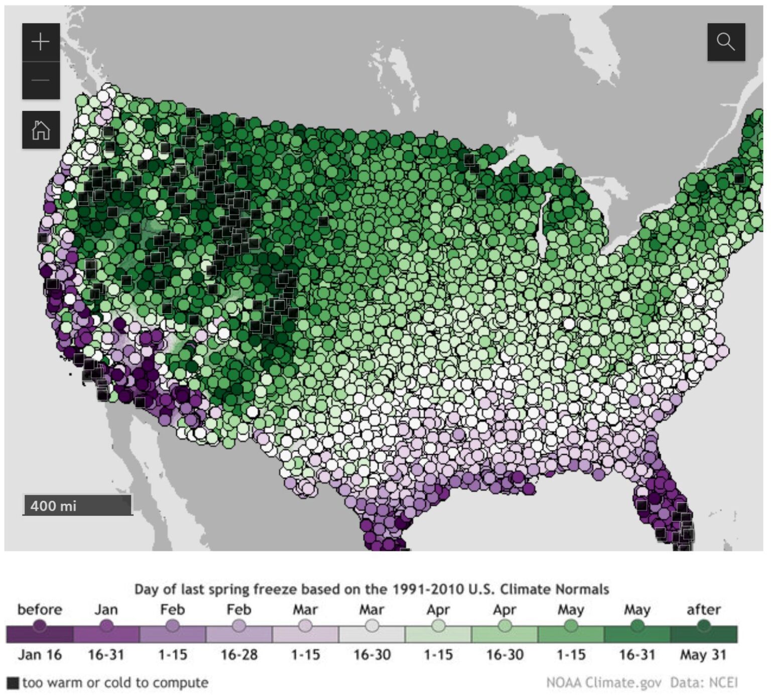 When is your last freeze date? Sustainability Math